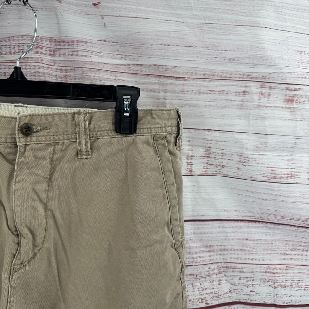 Polo Ralph Lauren Shorts Size Mens 32 Relaxed Fit Khaki Chino Cotton Twill Pony - Picture 3 of 10